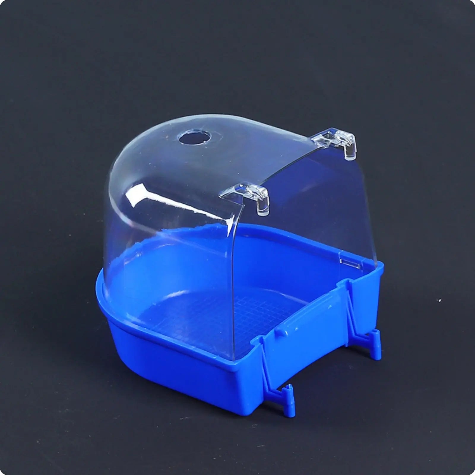 Bird Bathing Box Easy to Install Bird Shower Box Enclosure Accessory Non Pet Supply Removable Drawer