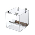 【Spot goods】Automatic Bird Feeder No Mess Bird Cage Pet Feeder Seed Food Container for Parakeet Canary Cockatiel Parrot Finch C