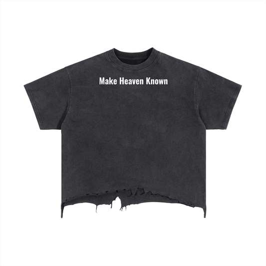 Chosen Generation One Nation Under God Vintage Wash Boxy Distressed Hem T-Shirt