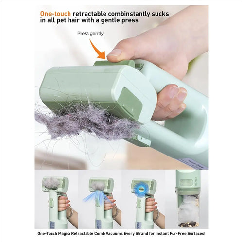 *Great Pet Grooming Vacuum for Dogs, Cat Grooming Supplies, Vacuum Pet Hair Remover Tool for Shedding Dematting Comb Kit