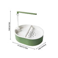 Pet Parrot USB Powered Bathtub Automatic Bird Bath Parrot Bath For Cage Indoor Parakeet Parrot Finch Cockatiel Conure Lovebird