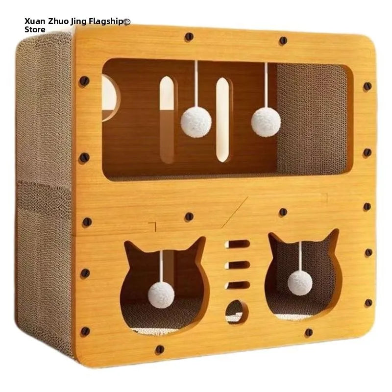 Three-layer  Scratching Board Durable Anti-scratch Non-shedding  Toy Pet Supplies  House Interactive Pet Products
