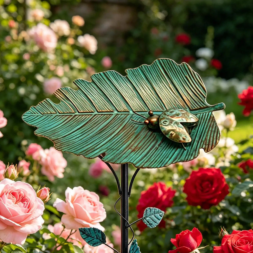 Bird Bath For Outside Decorative Bowl Feeder Birdbaths Large Bird Bath Stake For Pet Aviary Finch Monk Parrots Home Garden
