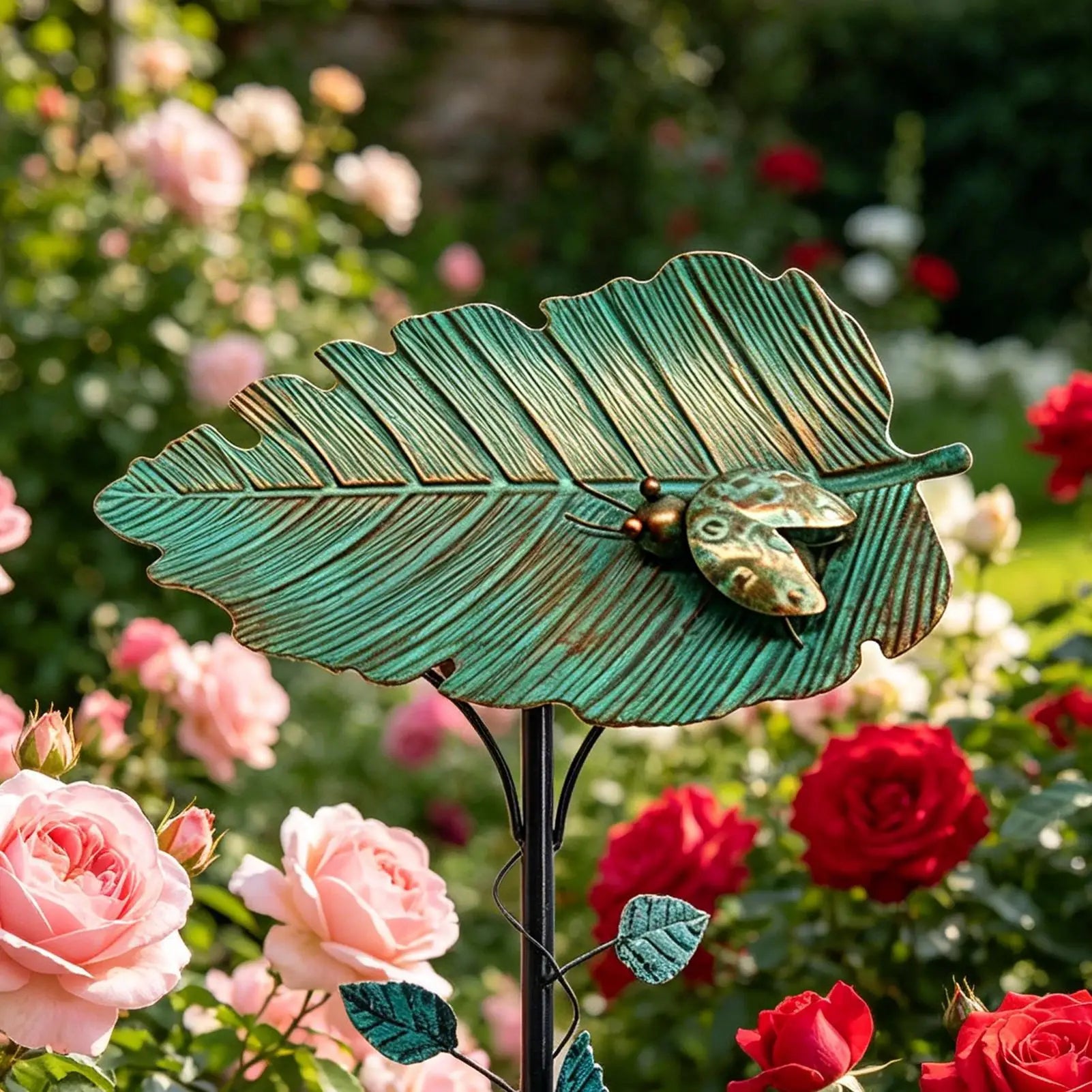 Bird Bath For Outside Decorative Bowl Feeder Birdbaths Large Bird Bath Stake For Pet Aviary Finch Monk Parrots Home Garden