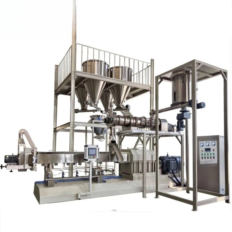 Full Automatic Pet Food Production Line Cat Kibble Dry Dog Food Pellet Processing Extruder Making Machine