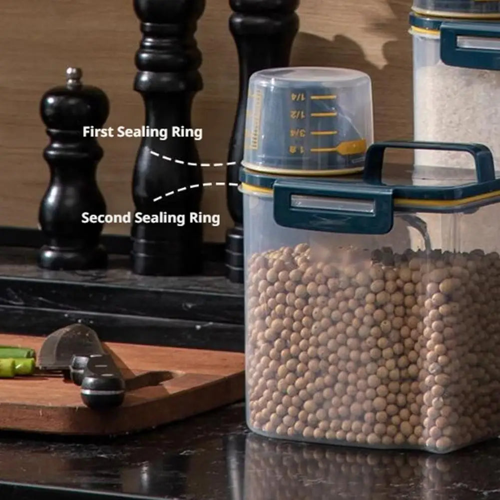 Premium Pet Food Storage Container with Airtight Seal - Durable, Large Capacity, Easy Clean & Stylish Design for Dogs & Cats