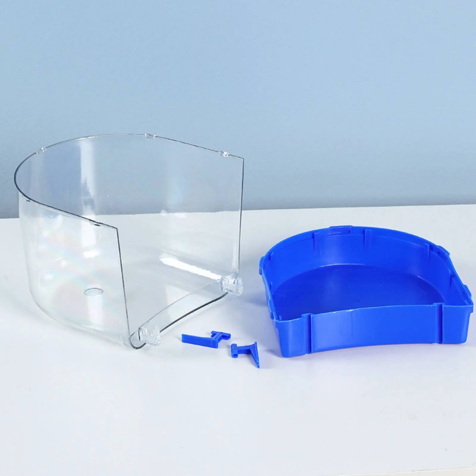 Bird Bathing Box Easy to Install Bird Shower Box Enclosure Accessory Non Pet Supply Removable Drawer
