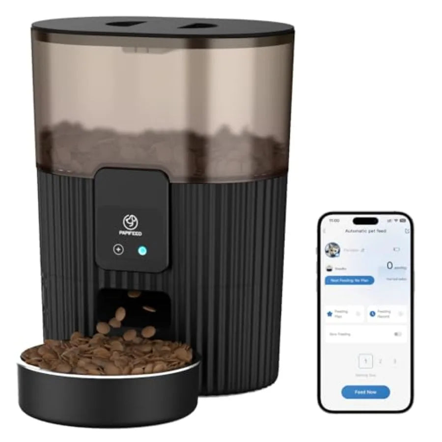 【Spot goods】Automatic Cat Feeder 3L/12 Cup2.4G WiFi Pet Feeder with APP Control for Remote Feeding 1-10 Meals Low Power Automat