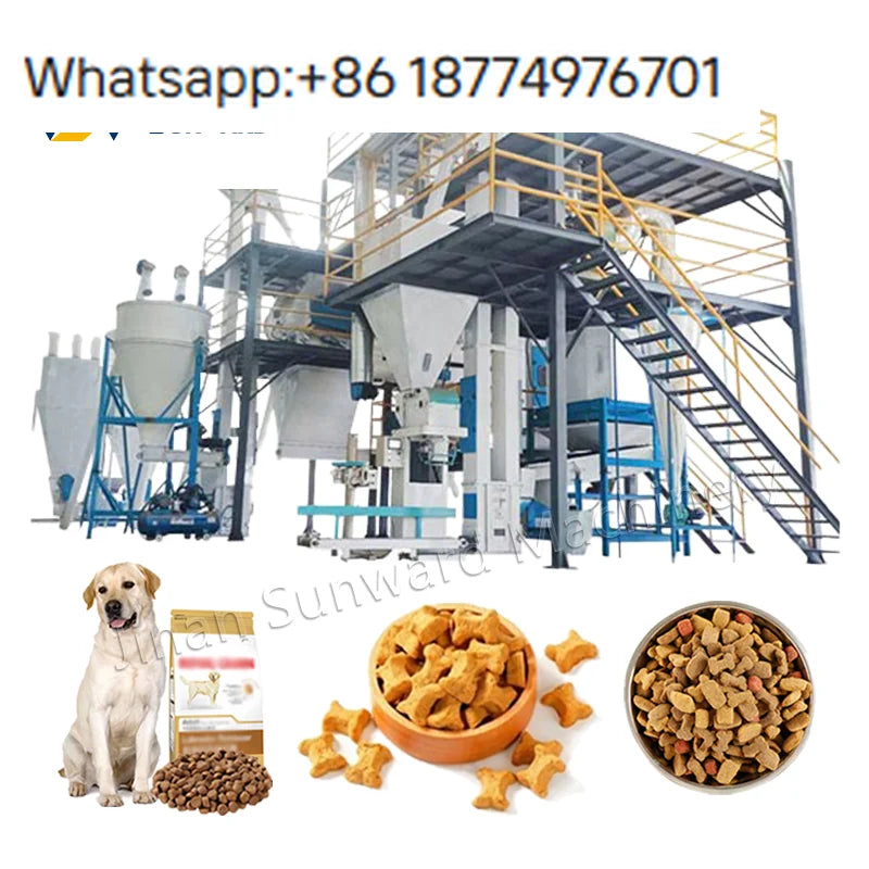 2026 New Model Twin Screw Dry Dog & Cat Food Extruder Machines Full Automatic Pet Food Production Line