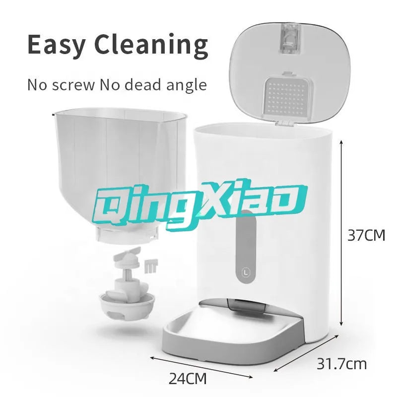 Home Multi Pet Automatic Feeder Products With Camera For Cats Dogs Smart APP Remote Control Timed Food Dispenser For Pet
