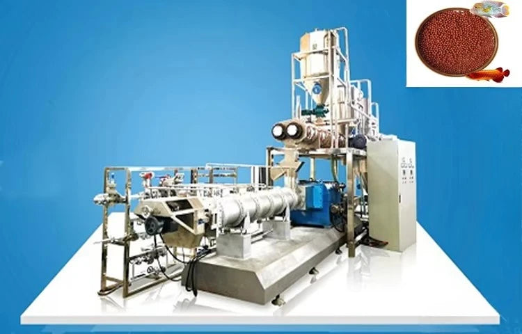 Animal Cat Dog Fish Feed Extruder Making Machinery Line Pet Food Production Manufacturing Factory