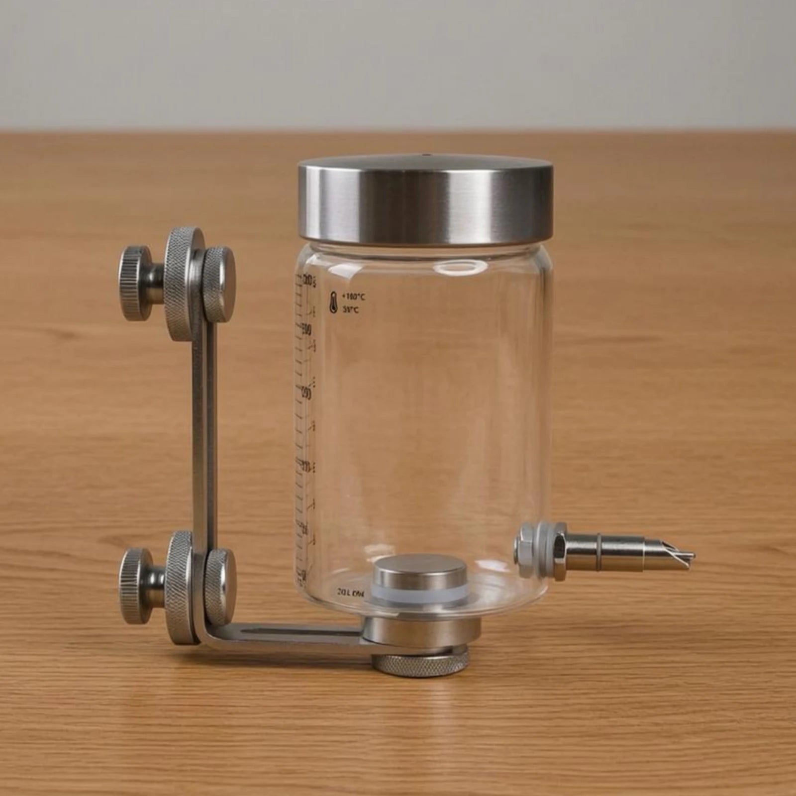 Bird Enclosure Water Feeder Adhesive-Backed Mount Bird Water Bottle Parrot Waterer Stainless Steel Pet Supply Measurement