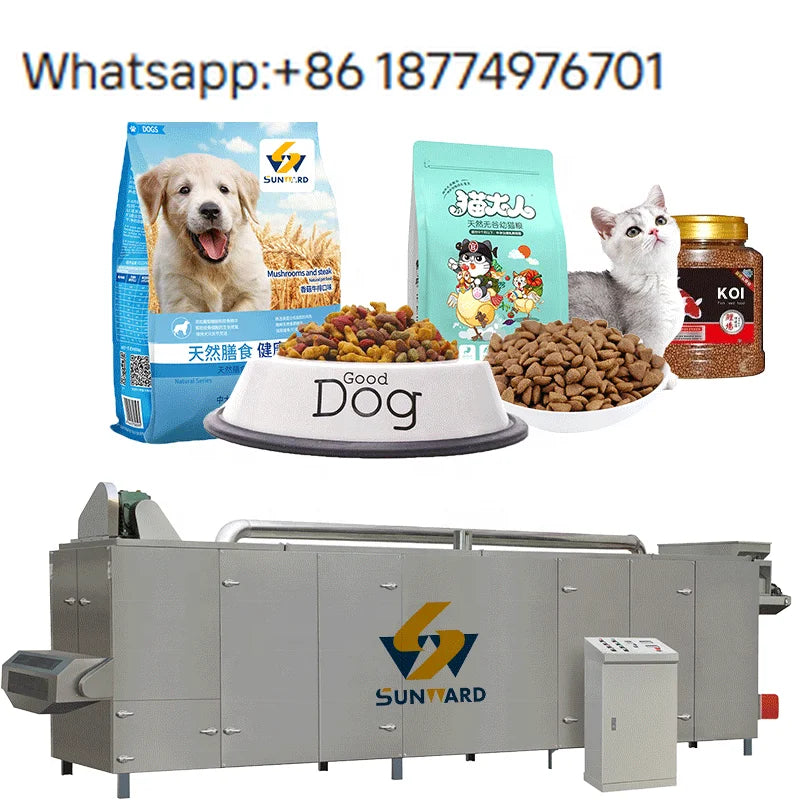 Cold Pressed Baked Dog Food Making Extruder Machine Automatic Cold Pressed Baked Pet Food Production Line