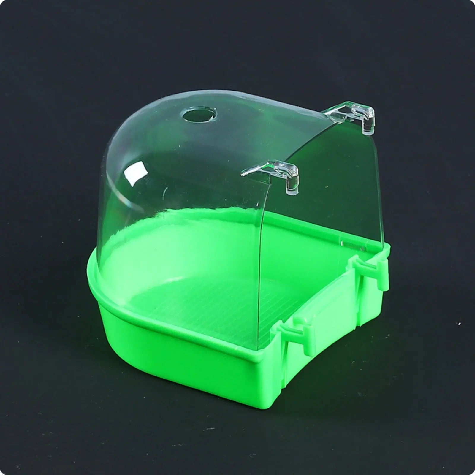 Bird Bathing Box Easy to Install Bird Shower Box Enclosure Accessory Non Pet Supply Removable Drawer