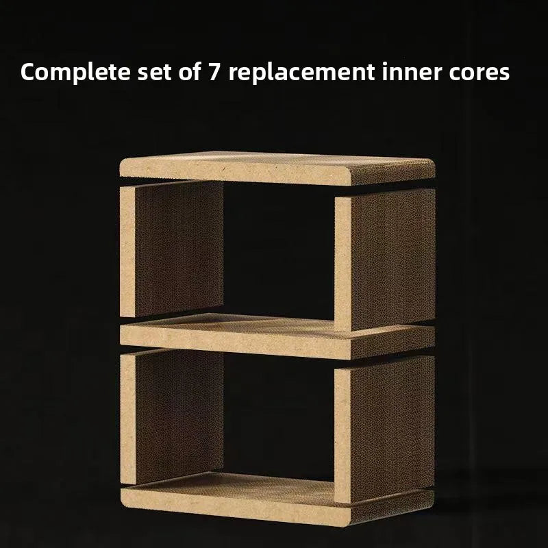 Three-layer  Scratching Board Durable Anti-scratch Non-shedding  Toy Pet Supplies  House Interactive Pet Products
